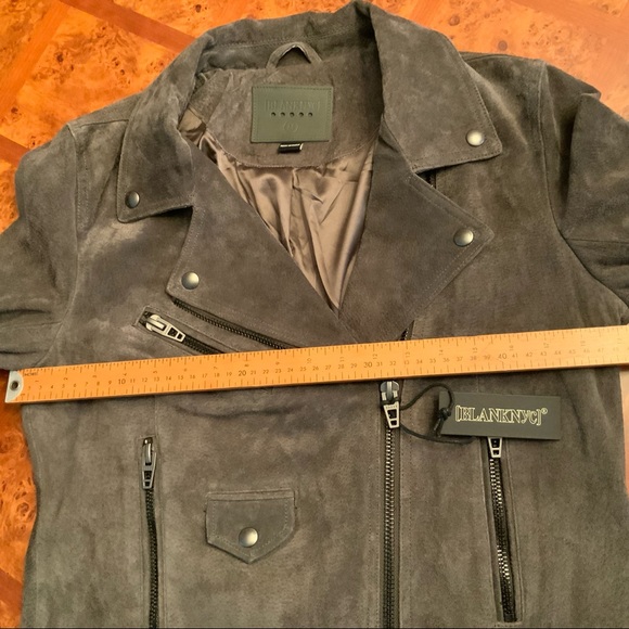 Blank NYC Suede Moto Jacket NWT - Picture 5 of 5